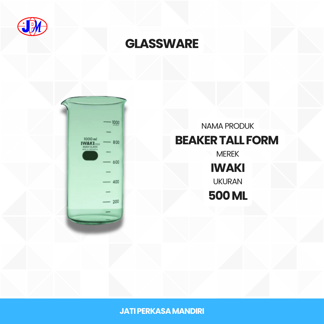 Iwaki - Beaker Tall Form - Gambar 3
