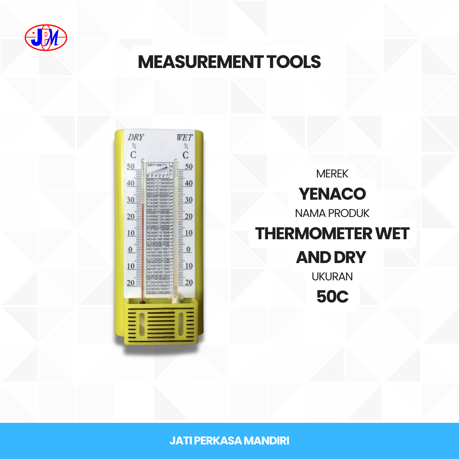 YENACO - Thermometer WET AND DRY - Gambar 2